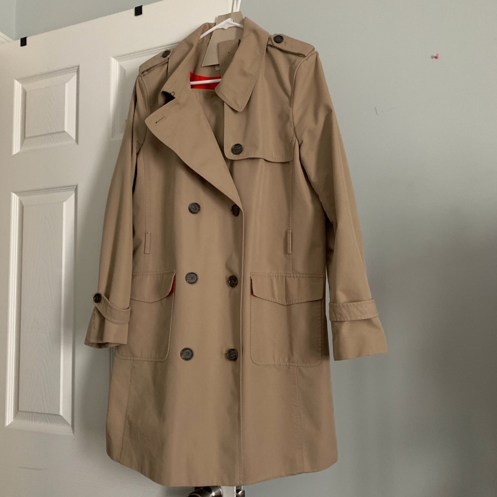 LOFT Khaki Trench Coat